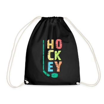 Hockey Child - Drawstring Bag - black - Front