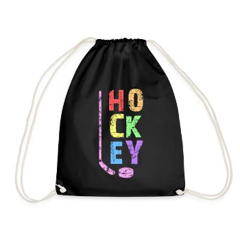 Hockey Child - Drawstring Bag - black - Front