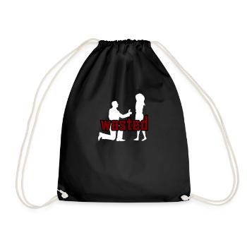 Bachelorette Party Gift Tshirt Marié - Sac de sport léger - noir - Devant