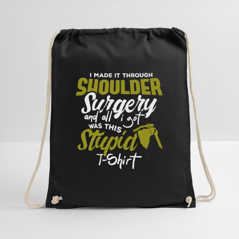 Shoulder Replacement Post New Surgery Gift Drawstring Bag