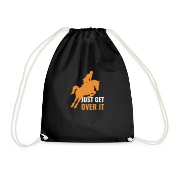 Équitation de cavalier de cheval - Sac de sport léger - noir - Devant
