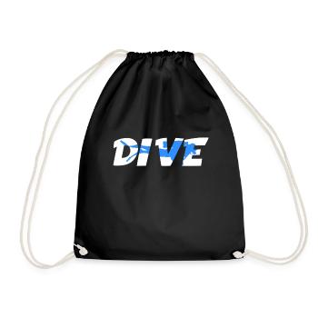 Scuba Diving Plongeur - Sac de sport léger - noir - Devant