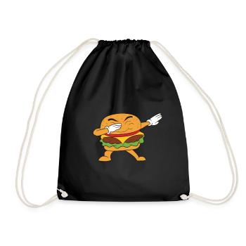 Hamburger - Sac de sport léger - noir - Devant