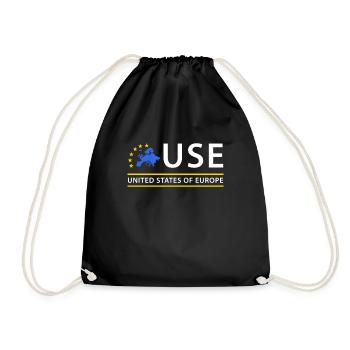 United States of Europe United States of EU - Drawstring Bag - black - Front