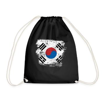 Corée du Sud - Sac de sport léger - noir - Devant
