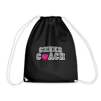 Cheerleading - Cheer Coach - Turnbeutel - Schwarz - Vorne