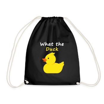 Qu'est-ce que le canard - Sac de sport léger - noir - Devant