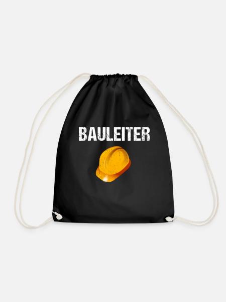 Bauleiter - Turnbeutel - Schwarz