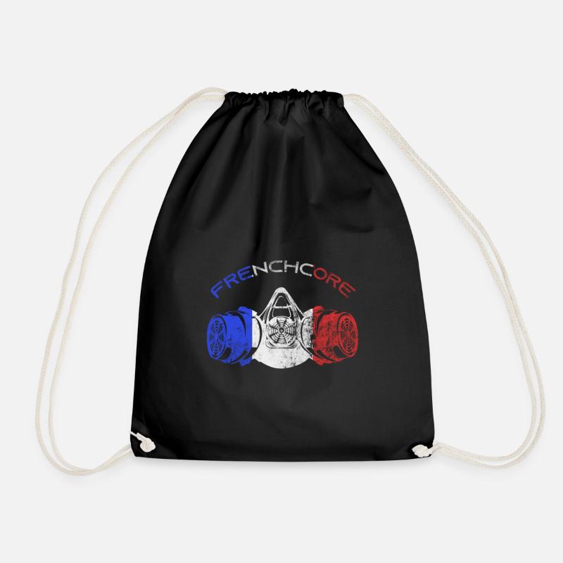Frenchcore Speedcore Rave Geschenk - Turnbeutel - Schwarz