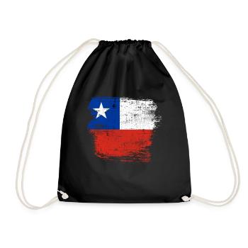 Chile - Turnbeutel - Schwarz - Vorne