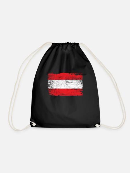 Drapeau autrichien - Sac de sport léger - noir