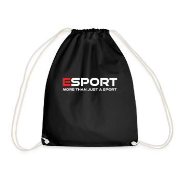 Esport Online Gaming Gamer - Turnbeutel - Schwarz - Vorne