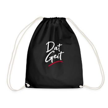 Dat Geit - Turnbeutel - Schwarz - Vorne