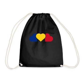 Roumanie - Sac de sport léger - noir - Devant