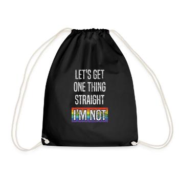 LGBT - Sac de sport léger - noir - Devant