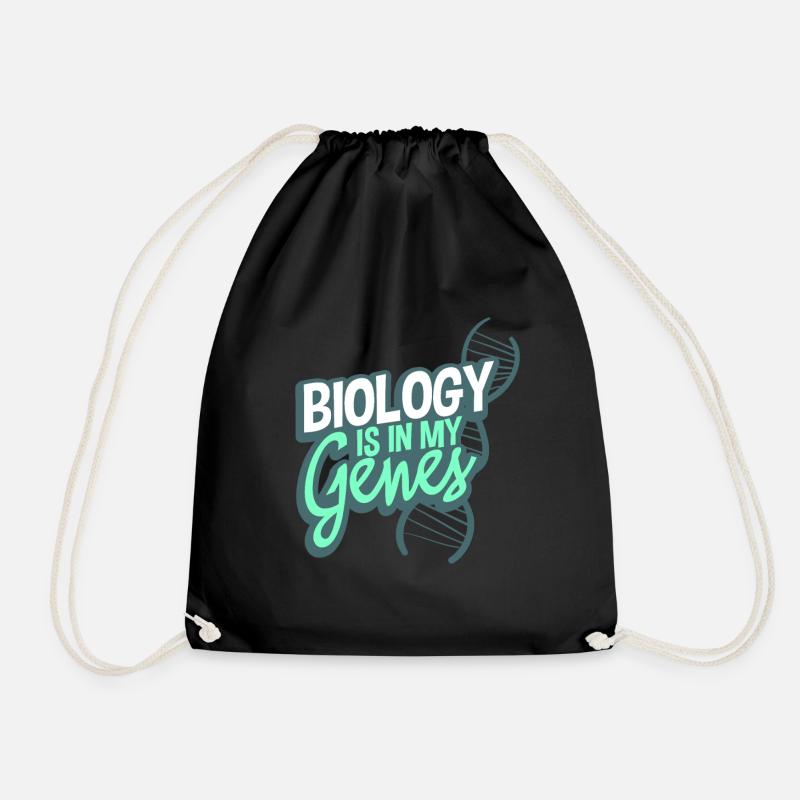 Biologie - Turnbeutel - Schwarz
