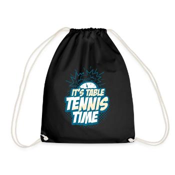 Tennis de table - Sac de sport léger - noir - Devant