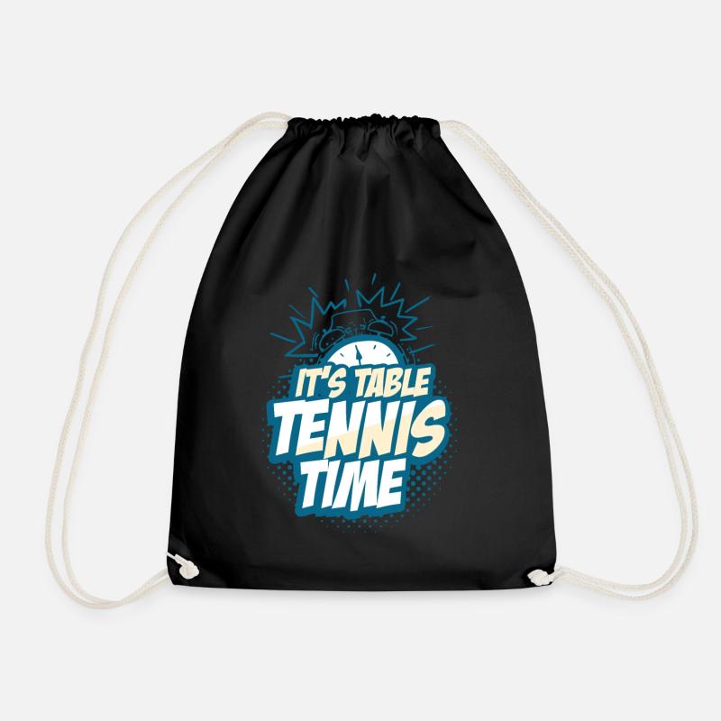 Tischtennis - Turnbeutel - Schwarz