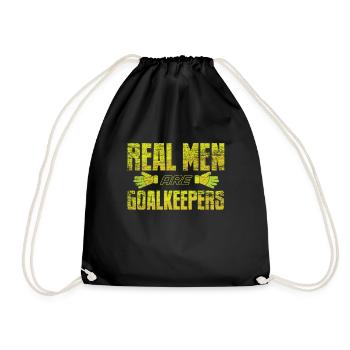 goalkeeper - Drawstring Bag - black - Front
