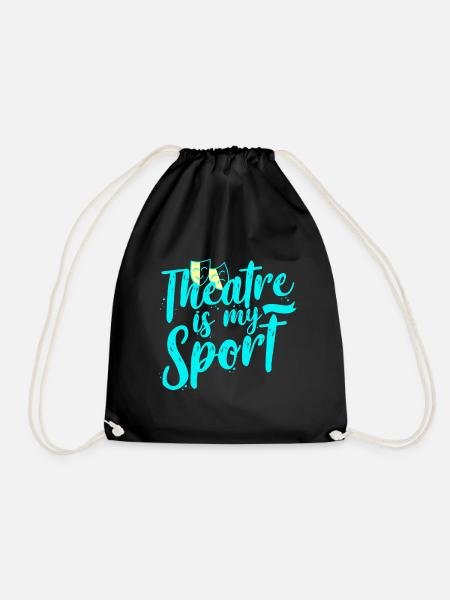Theater Schauspieler - Turnbeutel - Schwarz