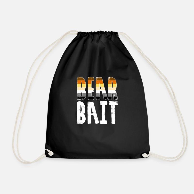 Bear Bait - Bears Community Gay Bears - Sac de sport léger - noir