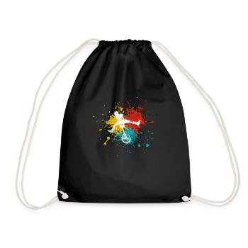 monocycle - Sac de sport léger - noir - Devant