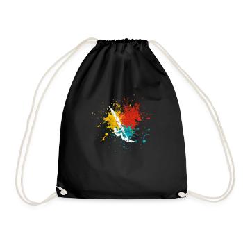 Windsurfing - Drawstring Bag - black - Front