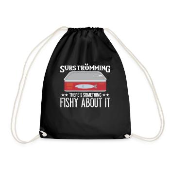 Surströmming Suède Sushi Surströmming - Sac de sport léger - noir - Devant