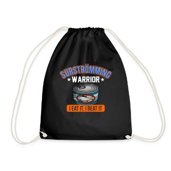 Surströmming Suède Sushi Surströmming - Sac de sport léger - noir - Devant
