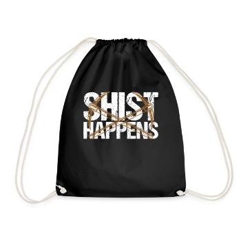 geologist - Drawstring Bag - black - Front