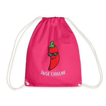 Chili Just Chillin Love Chilis Cinco De Mayo - Sac de sport léger - fuchsia - Devant