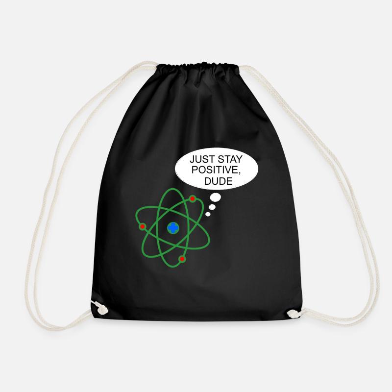 Proton Drôle Science Chimie Physique Nerd - Sac de sport léger - noir