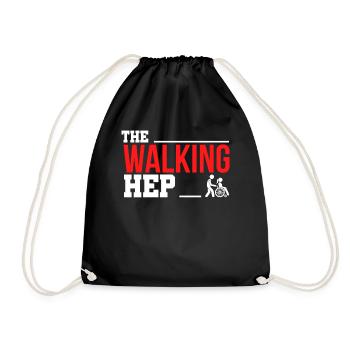 Caregiver Nursing Educator Hep Gift - Drawstring Bag - black - Front