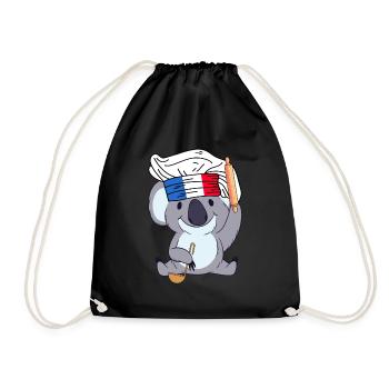 France Koch Koala Boulanger Paris Cuisine Chef - Sac de sport léger - noir - Devant