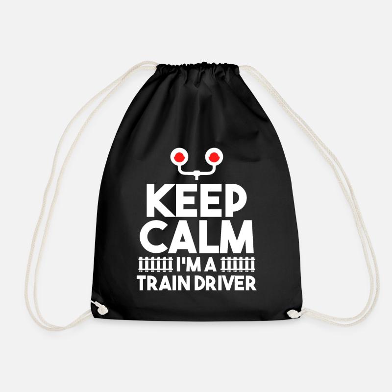 Conducteur de train - Sac de sport léger - noir