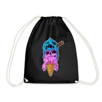 Ice Cream Zombie - Sac de sport léger - noir - Devant