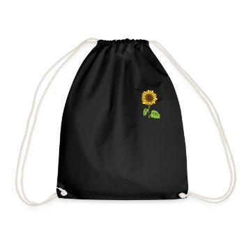 Tournesol en sac Doux Tournesol - Sac de sport léger - noir - Devant