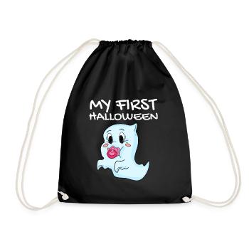 Mon premier bébé d'Halloween - Sac de sport léger - noir - Devant