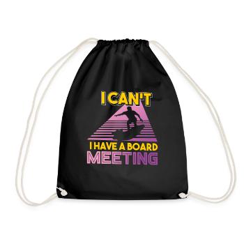 Surf surf planche de surf vacances de surf - Sac de sport léger - noir - Devant