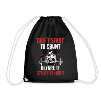 Bodybuilder Body Building Body Training Cadeau - Sac de sport léger - noir - Devant