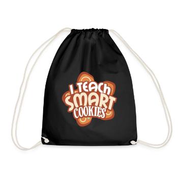 Teacher school - Drawstring Bag - black - Front