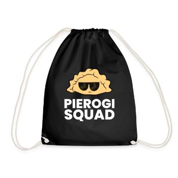 Pierogi Squad Polen Pierogi - Turnbeutel - Schwarz - Vorne