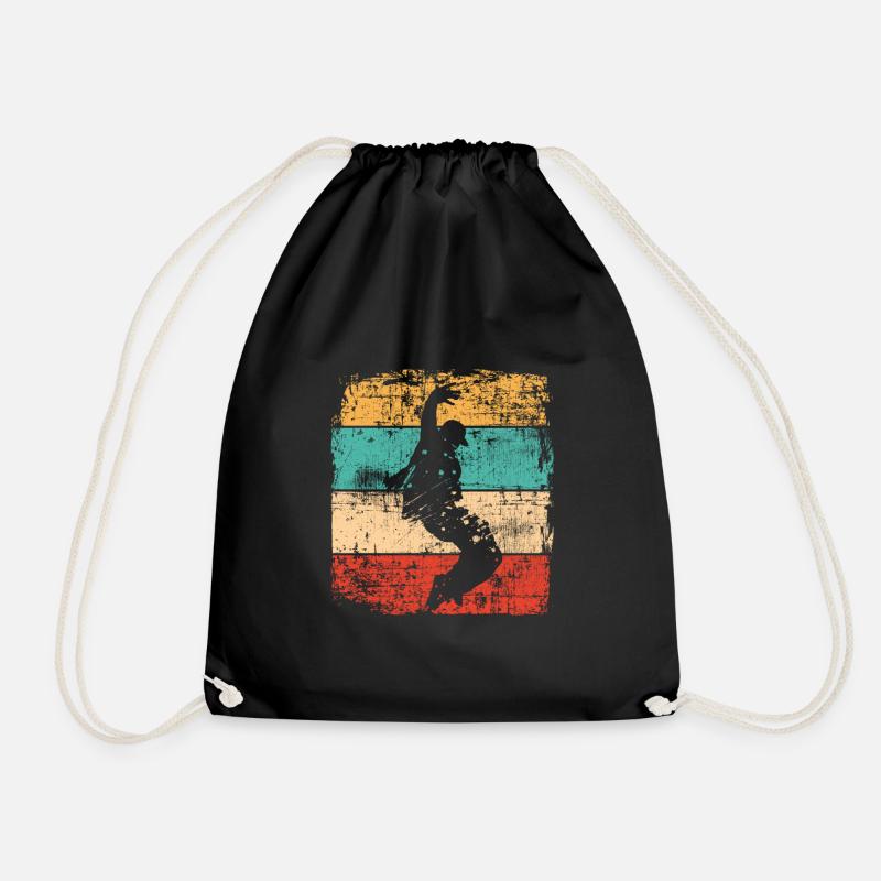 Breakdancing breakdancer - Drawstring Bag - black