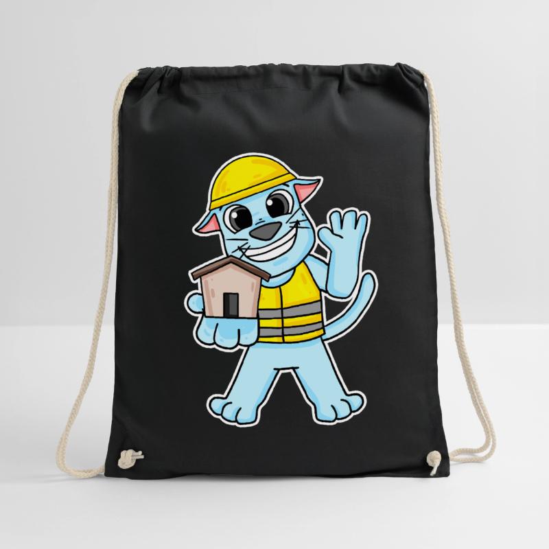 Cadeau de construction de maison de chat constructeur Sac de sport léger