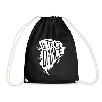 Salad Dancing Pun - Drawstring Bag - black - Front