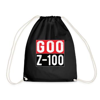 G00 Z 100 CNC Fräser Geschenk CNC Fräsen - Turnbeutel - Schwarz - Vorne