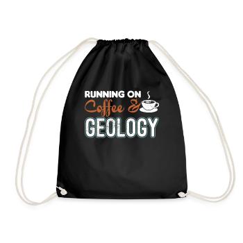 Cadeau de géologie géologue géomètre - Sac de sport léger - noir - Devant