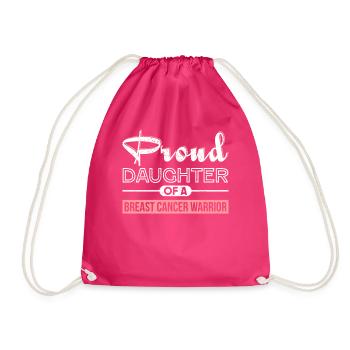 Lutte contre le cancer cadeau du cancer du sein - Sac de sport léger - fuchsia - Devant