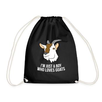 Un seul garçon de chèvres Aime - Sac de sport léger - noir - Devant