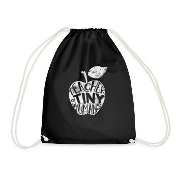 Teacher elementary school elementary school teacher - Drawstring Bag - black - Front